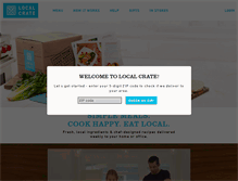 Tablet Screenshot of localcrate.com